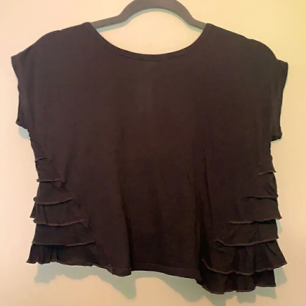 77 Kids Ruffle Short Sleeve Shirt